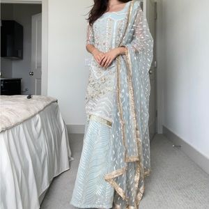 Light blue sharara size small